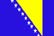 Flagge Bosnien-Herzegowina Format B2