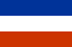 Flagge Jugoslawien Format B2
